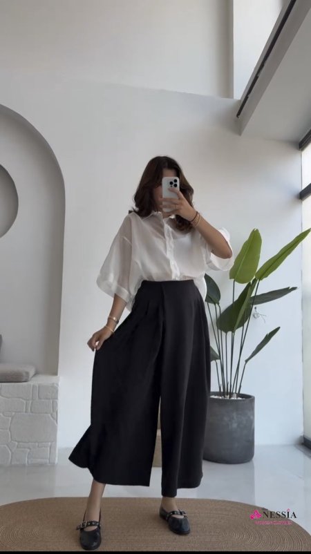 بنطلون قماش بردة