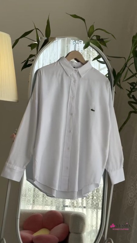 قميص لاكوست سادة