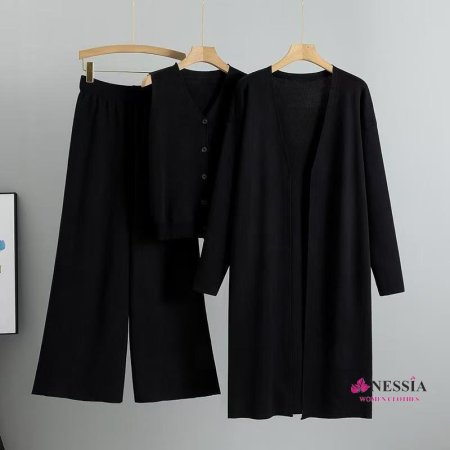 طقم صوف 3 قطع